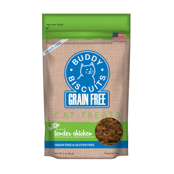 Buddy Biscuits Soft & Chewy Grain Free Chicken Cat Treats - Budpants
