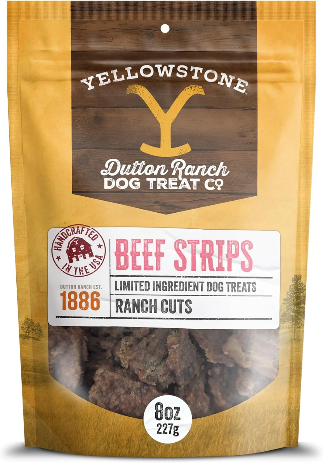 YELLOWSTONE BEEF STRIPS 8oz - Budpants