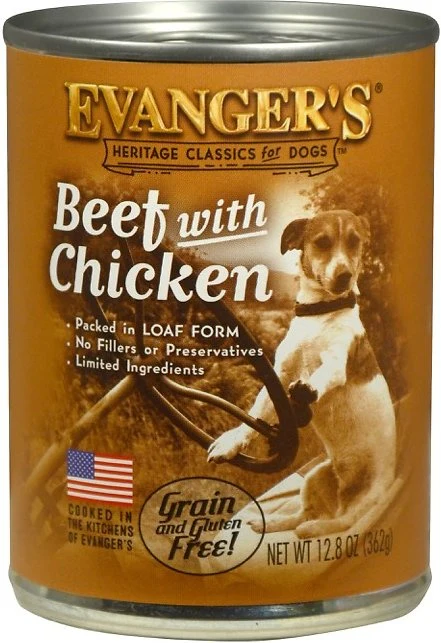 Evangers Beef with Chicken Canned Dog Food - Budpants
