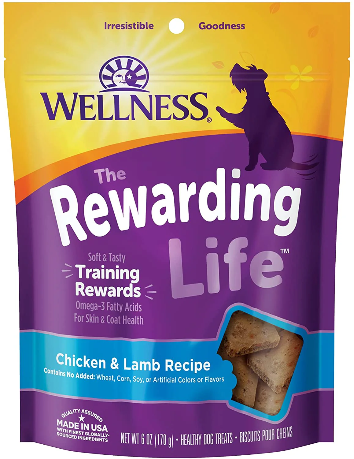 Wellness Natural Grain Free Wellbites Chicken and Lamb Recipe Dog Treats - Budpants