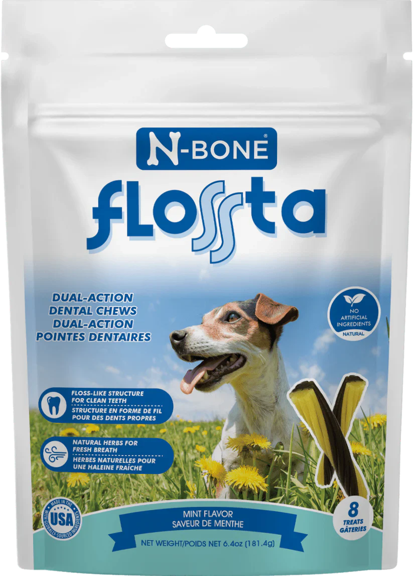 N-BONE FLOSSta MINT CHEWS for dogs - Budpants