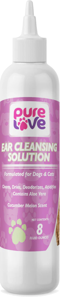 Pure Love Ear Cleaning Solution II-Cucumber Scent for Dogs and Cats - Budpants