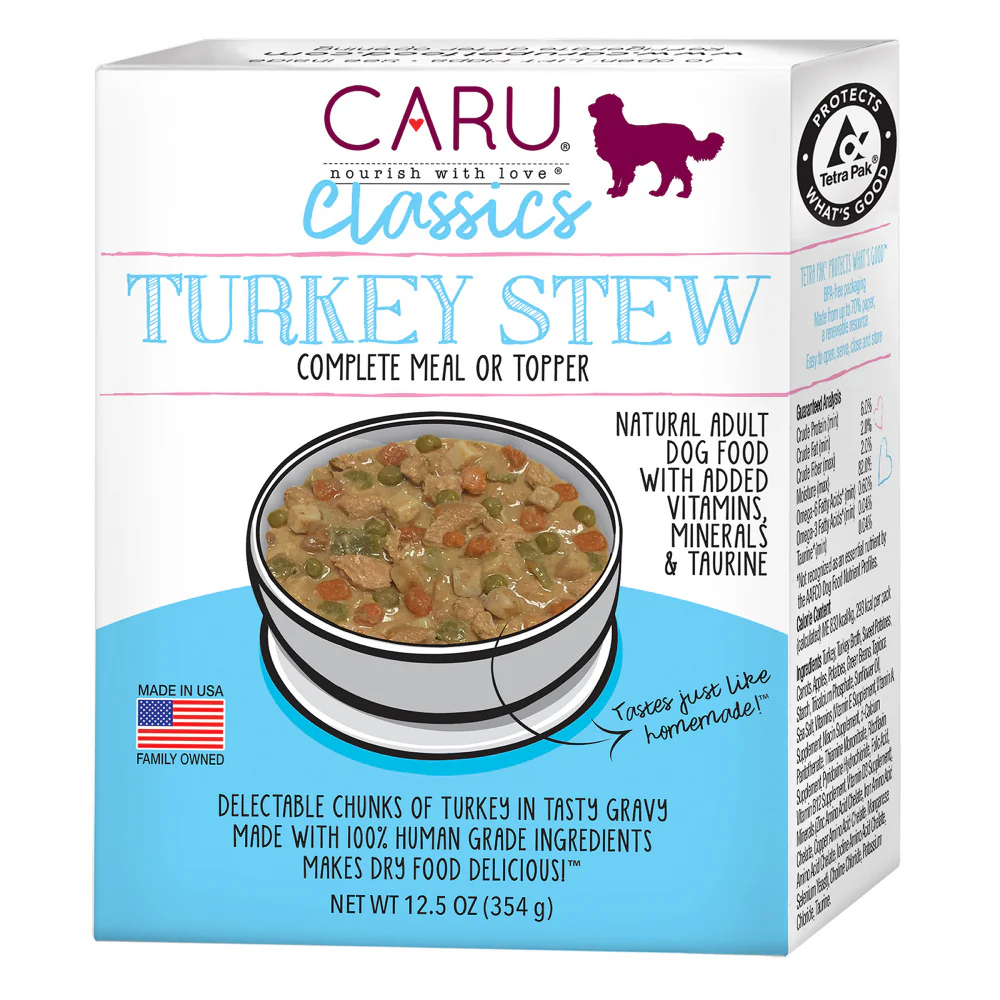 Caru Grain Free Real Turkey Stew Canned Dog Food - Budpants