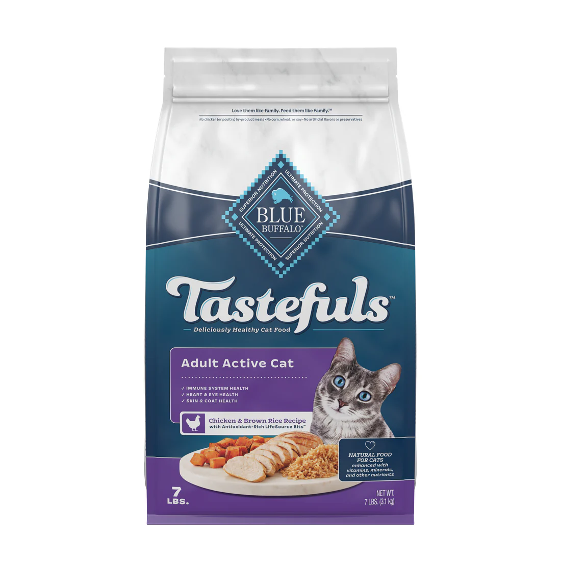 BLUE CAT TASTEFULS ADULT CHICKEN - Budpants