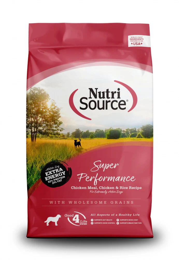 NutriSource Super Performance Chicken & Rice Dry Dog Food - Budpants