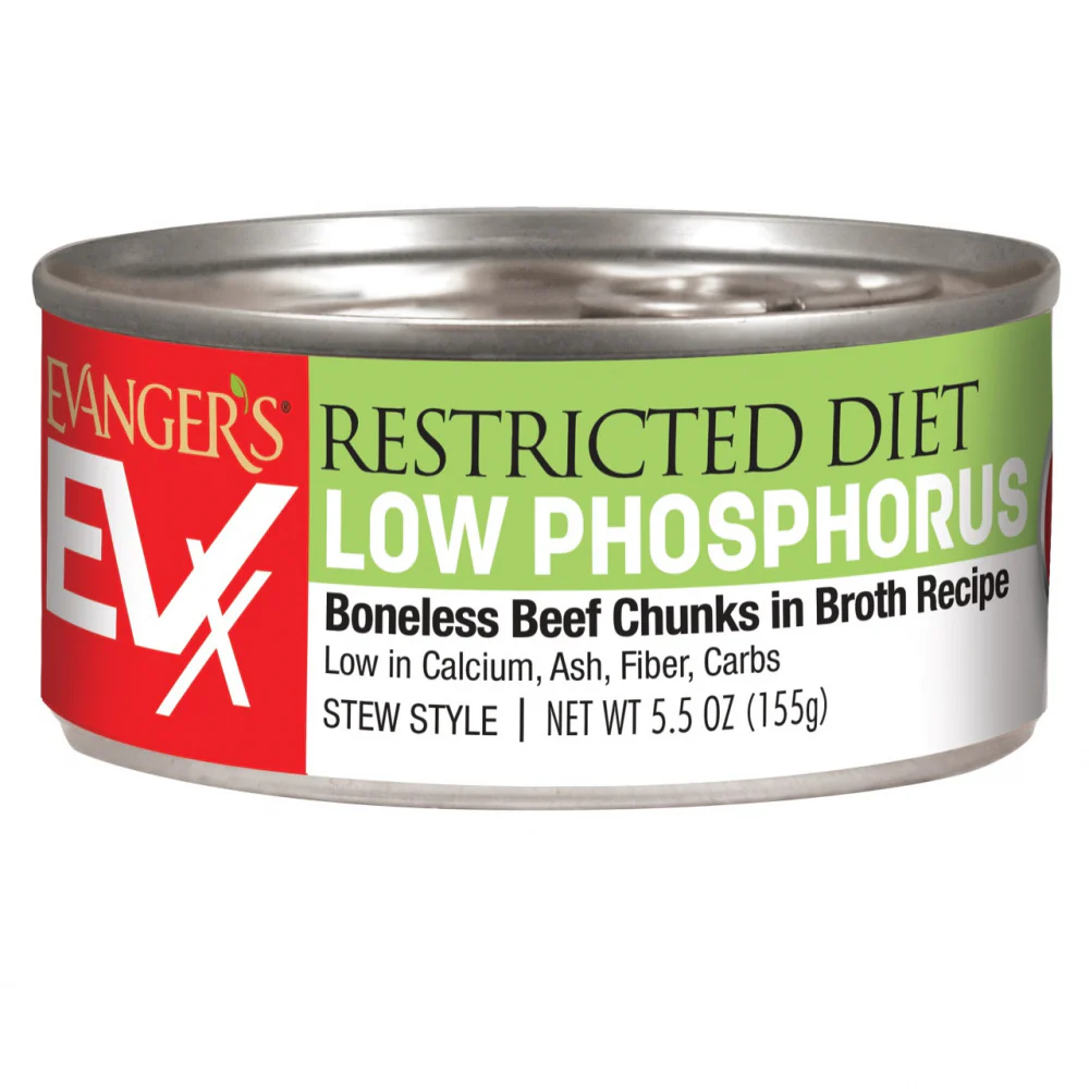 Evangers EVX Restricted Diet Low Phosphorus Boneless Beef for Cats - Budpants