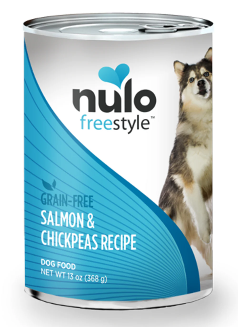 Nulo FreeStyle Grain Free Salmon and Chickpeas Recipe Canned Dog Food - Budpants