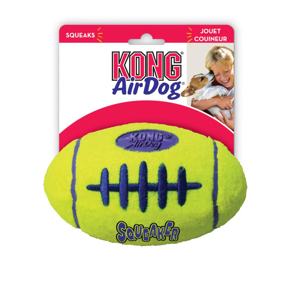 KONG AirDog Squeaker Football Dog Toy - Budpants