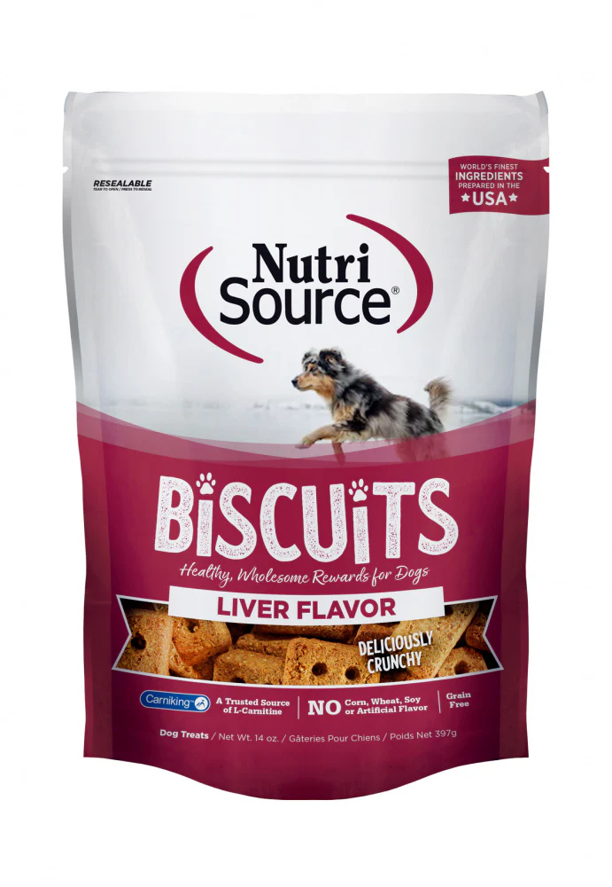 NutriSource Grain Free Liver Biscuits Dog Treats - Budpants