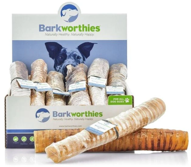 Barkworthies Beef Trachea Dog Treats - Budpants