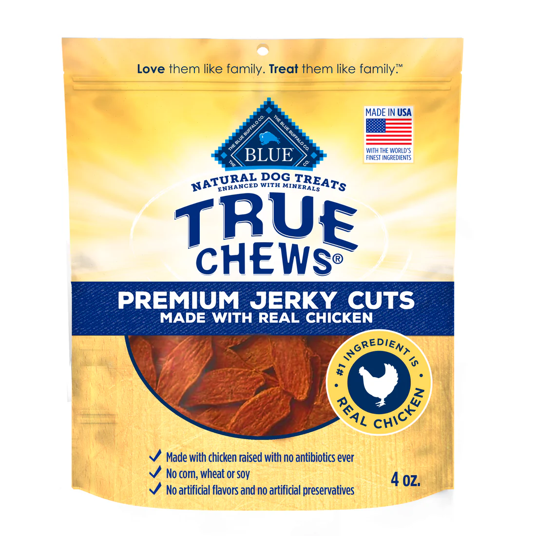 TRUE CHEWS CHICKEN JERKY - Budpants
