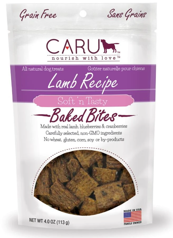 Caru Natural Grain Free Lamb Recipe Bites for Dogs - Budpants