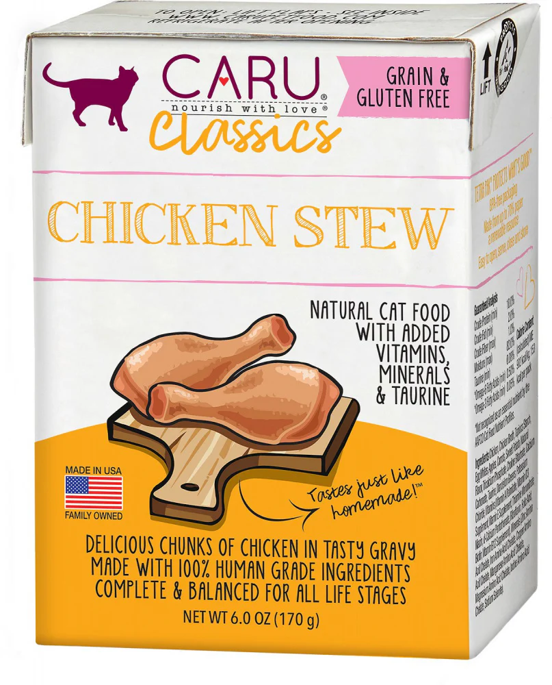 Caru Classic Grain Free Chicken Stew Recipe Wet Cat Food - Budpants