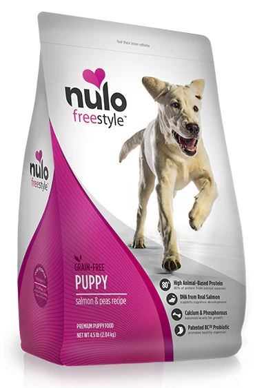 Nulo FreeStyle Grain Free Salmon and Peas Puppy Recipe Dry Dog Food - Budpants