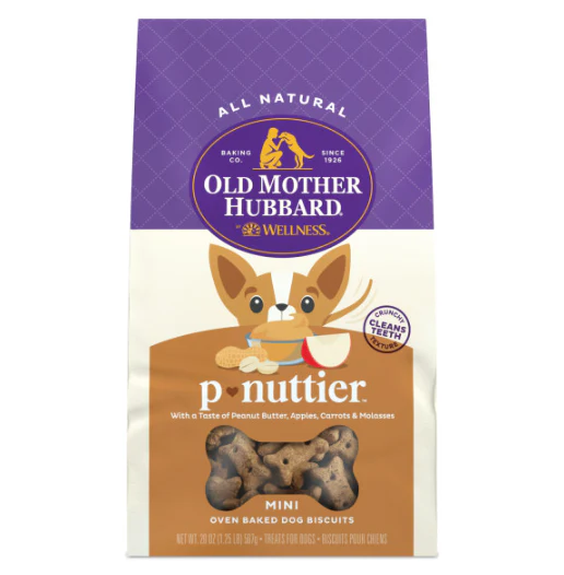 Old Mother Hubbard Crunchy Classic Natural P-Nuttier Small Biscuits Dog Treats - Budpants