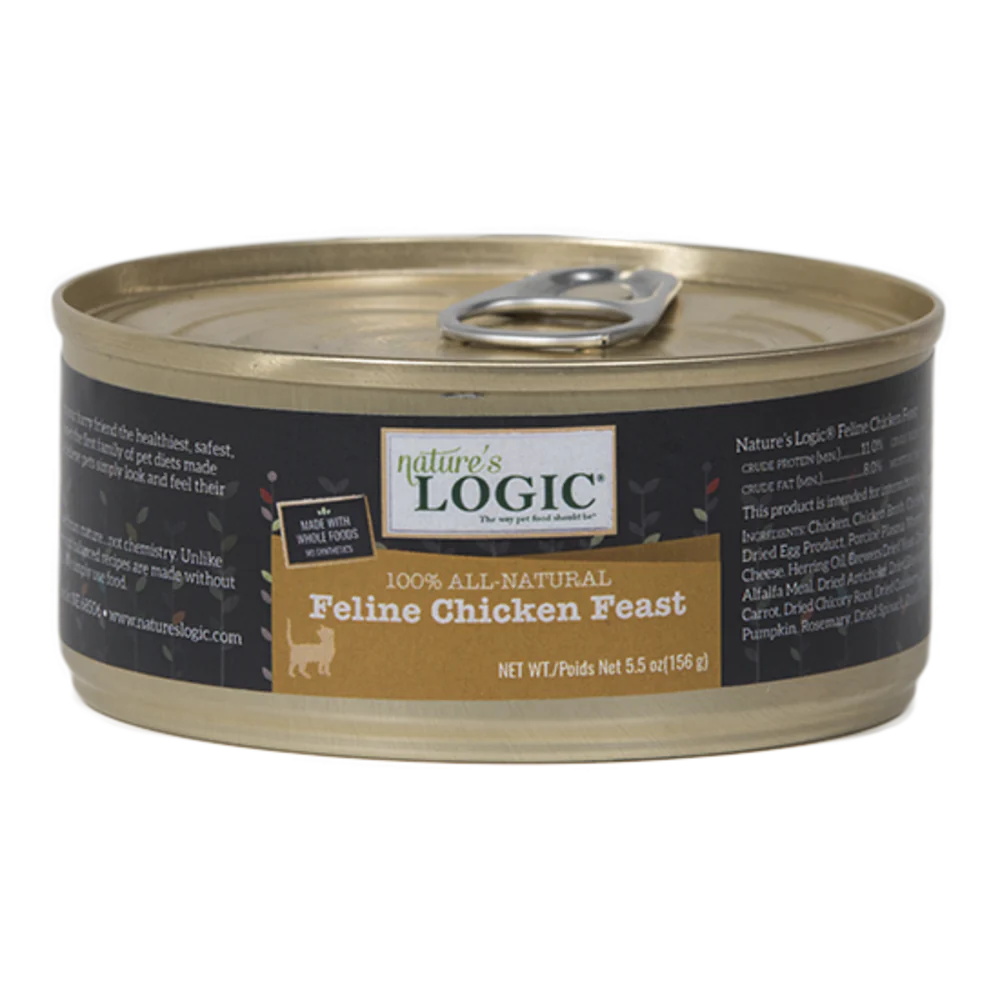 Nature's Logic Feline Grain Free Chicken Feast Canned Cat Food - Budpants