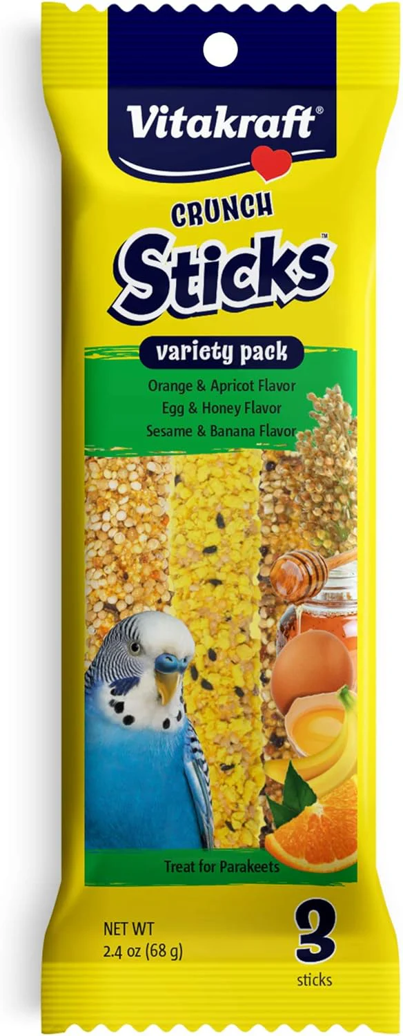 VITA CRUNCH Sticks Variety Pack for Parakeets - Budpants