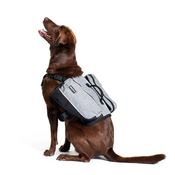 ZippyPaws Adventure Gear Graphite Backpack For Dogs - Budpants