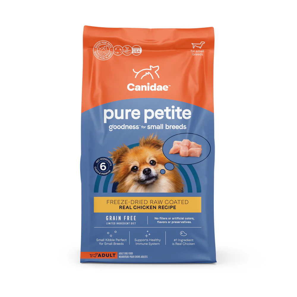 Canidae PURE Petite Small Breed Chicken Recipe Raw Coated Dry Dog Food - Budpants