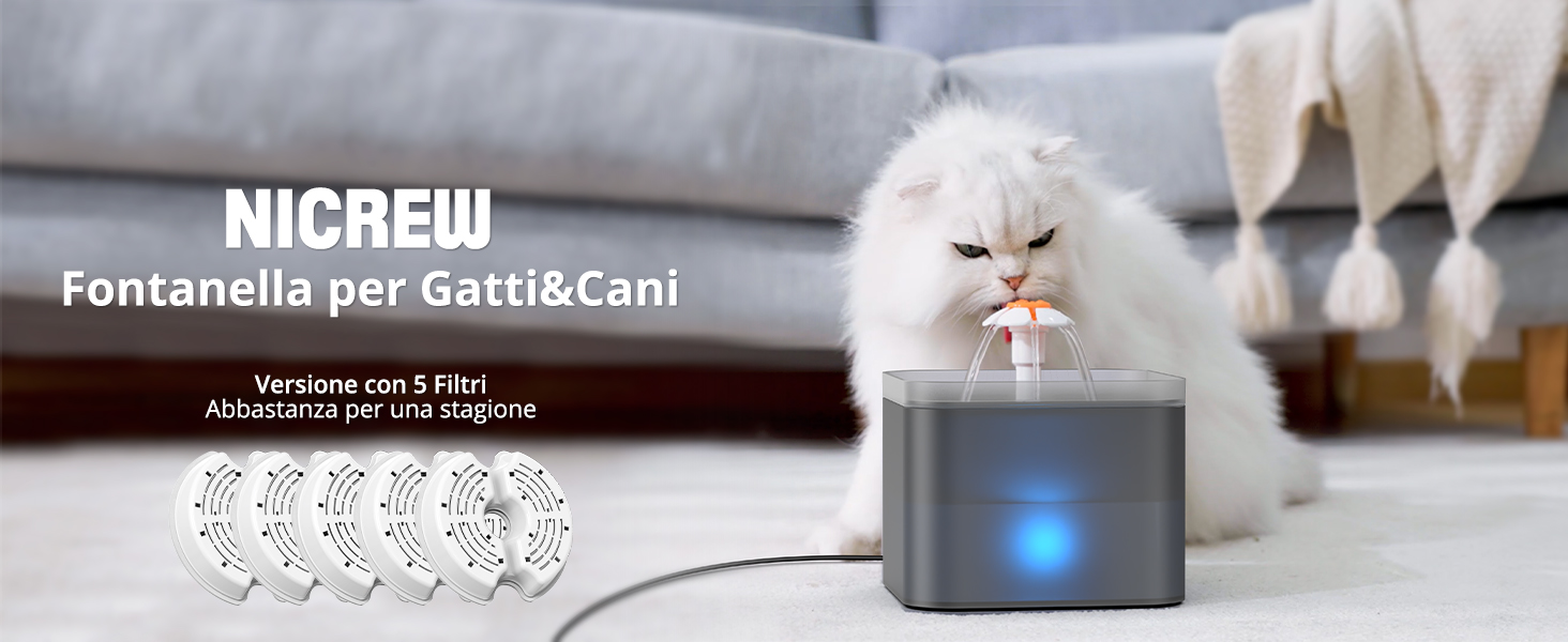 fontana per gatti 