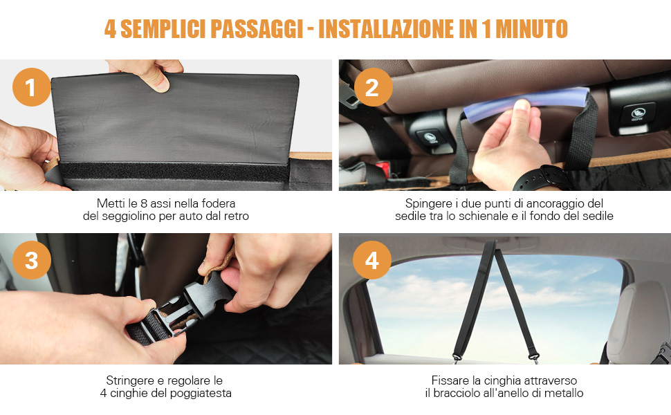 telo auto per cani