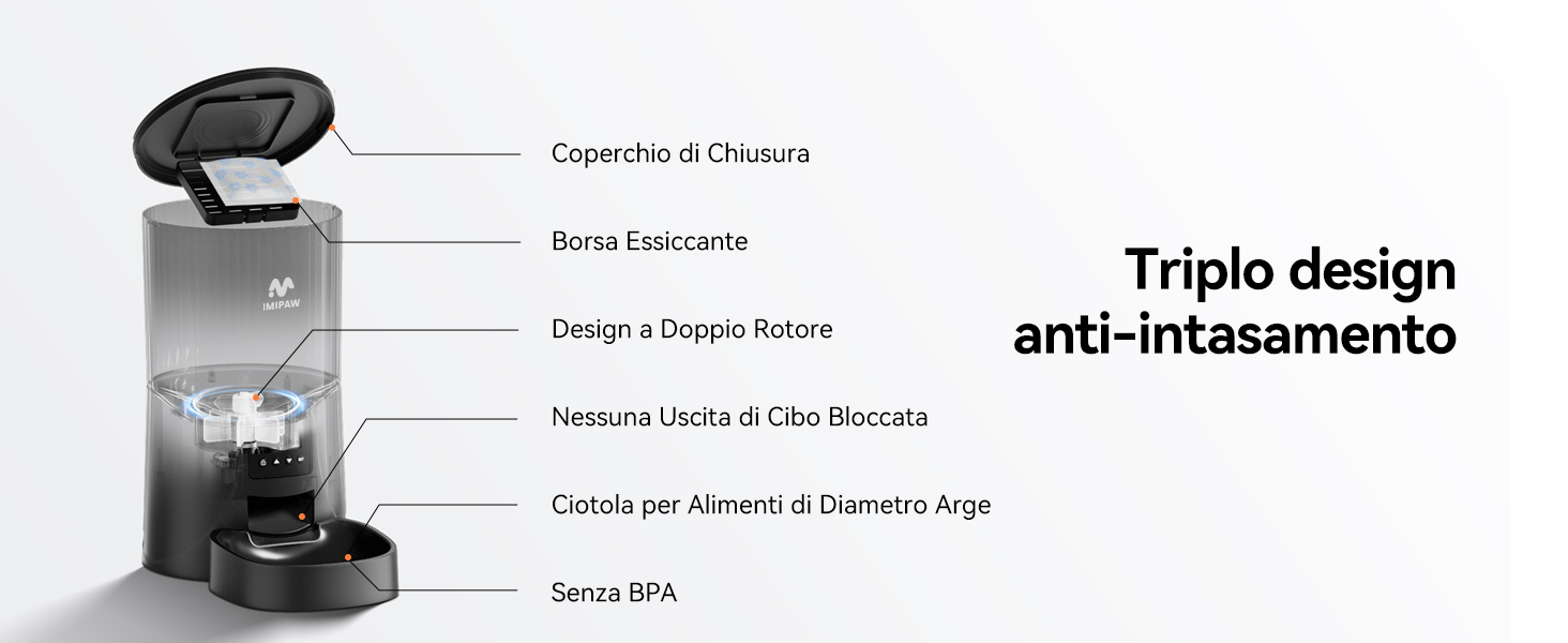 dosatore crocchette per gatti